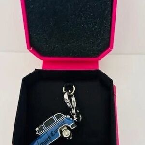 Juicy Couture Blue English Taxi Charm w/ Box